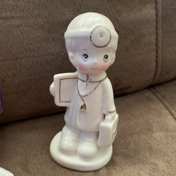 Vintage Nurse Doll and Porcelain Doctor - Picture 4 of 5